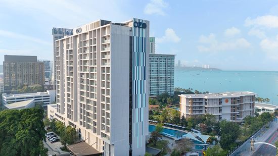 Exterior Ocean View Drone Shot
